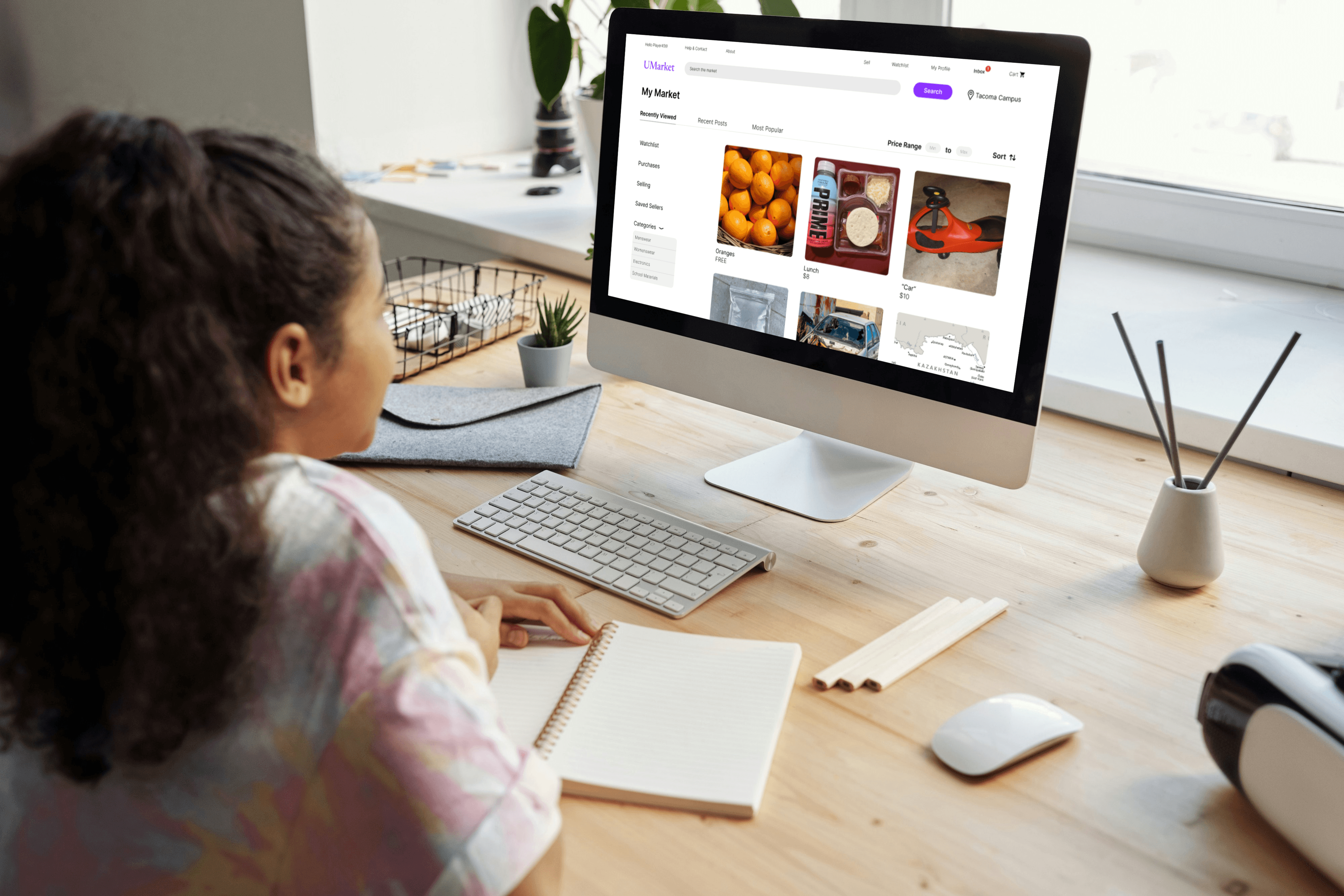 Checkout — student discounts and pickup lockers